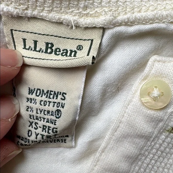 LLBean Thermal Floral Shirt - Picture 3 of 3